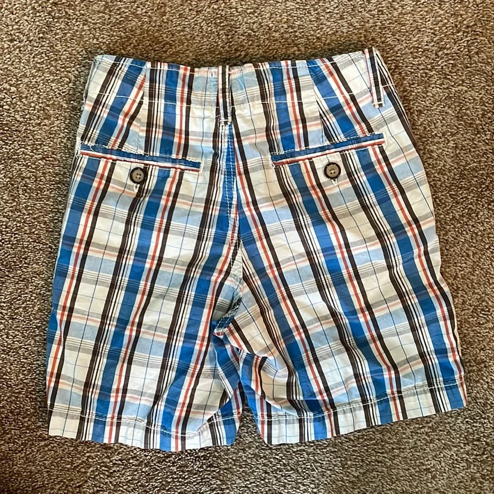 Gap plaid zip shorts 4T